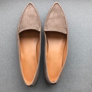 J Crew Edie flats worn once!